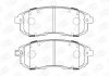 Колодки тормозные дисковые передние FIAT SEDICI (189_) 06-14|SUZUKI SX4 (EY, GY) CHAMPION 573646CH (фото 1)