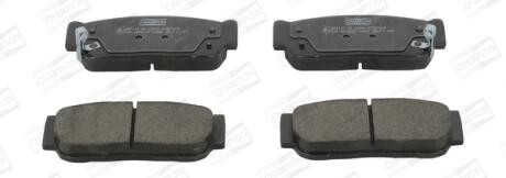 KIA Тормозные колодки задн.Sorento 02-,SsangYong Rexton,Kyron,Rodius 05- CHAMPION 573676CH