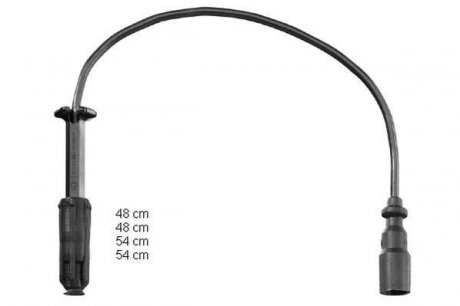 Комплект кабелей высоковольтных CHAMPION CLS065 (фото 1)