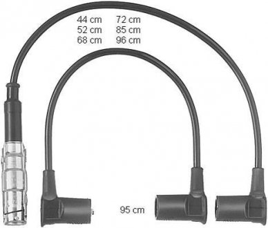 Комплект кабелів високовольтних CHAMPION CLS250