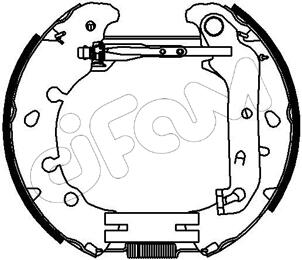 FORD Гальмівні колодки (барабан) Kit premounted, Fusion, Fiesta 95- CIFAM 151228