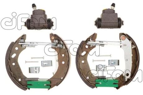 FORD К-кт гальмівних колодок (барабані) + задні гальмівні циліндри 2 шт ESCORT VI 1.3-1.8 95- CIFAM 151267