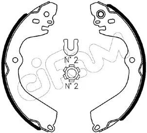 NISSAN колодки гальм. задні (бараб.) NV200 11- CIFAM 153610