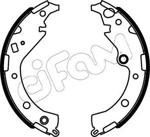 TOYOTA Комплект гальмівних колодок (барабанні) RAV 4 II (_A2_) 2.0 4WD (ACA21, ACA20) 00-05 CIFAM 153643