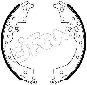 Гальмівні колодки бараб. Hilux VIII 15- CIFAM 153689