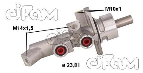 Головний гальмівний циліндр Avensis 03-(D1=23,81mm)(Bosch) CIFAM 2021119