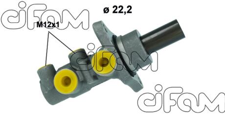 CITROEN Головний гальмівний циліндр C-CROSSER 2.2-2.4 07-, MITSUBISHI LANCER VIII 1.5-2.0 08-, PEUGEOT 4007 2.2/2.4 07-13 CIFAM 2021219