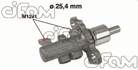 VW Главный тормозной цилиндр Audi A4 1.6,1.8 99- 25.40 CIFAM 202402