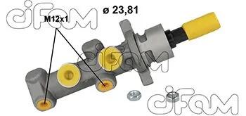 CITROEN Головний гальмівний циліндр C4 I (LC_) 1.6 04-, PEUGEOT 307 (3A/C) 1.6/2.0 00- CIFAM 202426