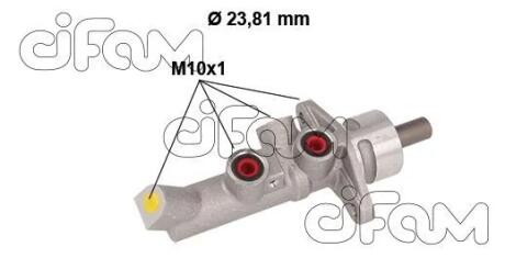 TOYOTA Главный тормозной цилиндр (торм установка Bosch, без ESP) AVENSIS 03-08, COROLLA 04-09 CIFAM 202834