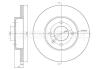 VW Диск тормозной перед.Golf III,IV,PassatSeat Toledo, Inca CIFAM 800186C (фото 2)