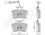 Колодка торм. диск. FORD GALAXY, SEAT ALHAMBRA, VW T4, SHARAN задн. CIFAM 822-100-3 (фото 1)
