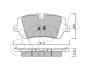 LANDROVER Колодки тормозные задн.Discovery V,Range Rover IV,Sport 12- CIFAM 82210250 (фото 1)