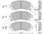 Тормозные колодки пер. QX50/Q70/Q60/Navara/Qashqai/Murano/Pathfinder/Koleos 01- CIFAM 82210820 (фото 1)