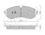 VW Гальм. колодки задн. CRAFTER (SYI, SYJ) 2.0 TDI 16-24 CIFAM 82212630 (фото 1)