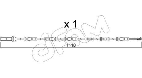 BMW датчик гальм. колод. 5 F11 CIFAM SU.368