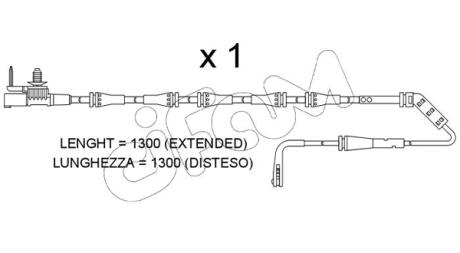 Фото датчик ABS пер. Discovery V/Range Rover IV/Range Rover Sport II CIFAM SU.400 Датчик ABS пер. Discovery V/Range Rover IV/Range Rover Sport II CIFAM SU.400