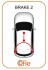 Трос ручного тормоза зад. Ford Transit Connect 200/220 DS1,8TDdi-1,8TDCi –1,8 (small mod)(без ABS) 2007- 1792/1582x2 COFLE 10.5342 (фото 2)