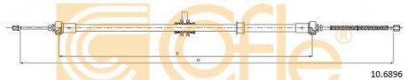 Трос ручного гальма зад. COFLE 10.6896