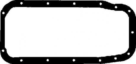 Прокладка піддону картера DAEWOO/CHEVROLET Lanos 1,6 16V A15MF/A16DMS (вир-во) CORTECO 028001P (фото 1)