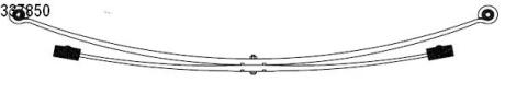 Рессора перед, 2-листовая пласт. DB Sprinter 906 06-16 (70/740/753, 40 mm) CS Germany 1033785000