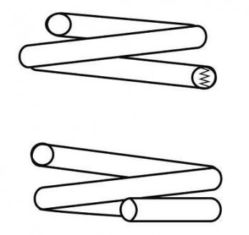 Пружина передняя Volvo C30 06-12/S40 05-12/V50 05-12 CS Germany 14871640