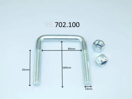 U-Болт рессоры (стремянка) Citroen Jumper/Fiat Ducato/Peugeot Boxer (94-06) (99. CS Germany 99702100