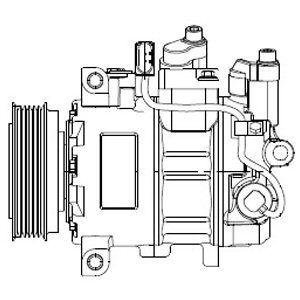 Компресор кондиціонера Delphi CS20474