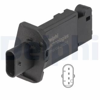 SUZUKI Витратомір повітря IGNIS III 1.2 16- Delphi AF1070412B1