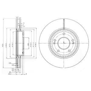 Тормозной диск Delphi BG4011