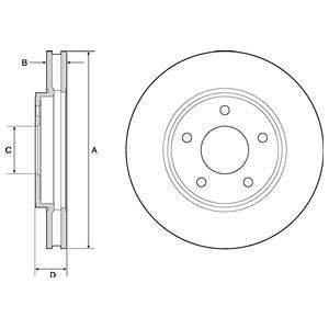 Гальмівний диск Delphi BG4678C (фото 1)
