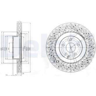 Тормозной диск Delphi BG9057