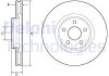 FORD Тормозной диск S-MAX 2.0TDCI 15- Delphi BG9203C (фото 2)