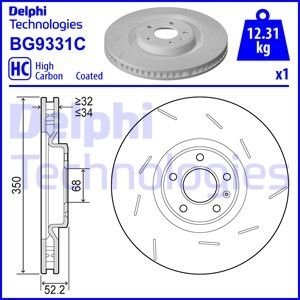 Тормозной диск Delphi BG9331C (фото 1)