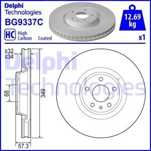 Гальмівний диск Delphi BG9337C (фото 1)