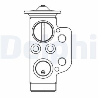 Датчик тиску холодоагену VW Multivan/Transporter "03>> Delphi CB1022V