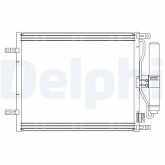 Конденсер кондиционера Delphi CF20245