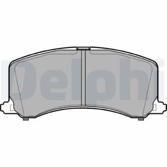 SUZUKI Тормозные колодки передн. Baleno 95- Delphi LP1014