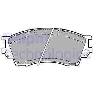 MAZDA Тормозные колодки передн.Xedos 9 93- Delphi LP1063