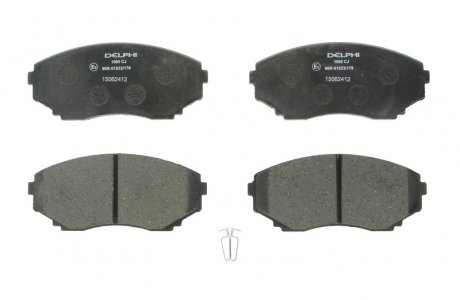 Комплект гальмівних колодок з 4 шт. дисків Delphi LP1095