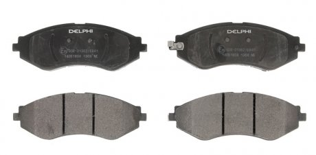 Колодки гальмівні дискові передні, комплект Delphi LP1304