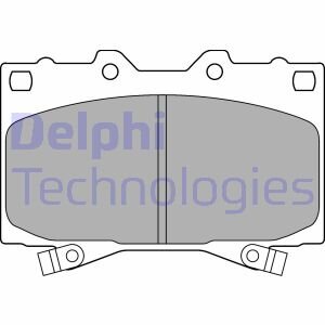 TOYOTA Тормозные колодки передн.Land Cruiser 100 98- Delphi LP1308 (фото 1)