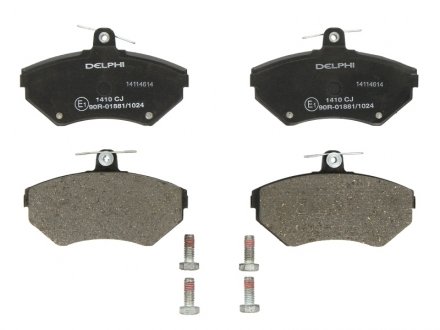 Комплект гальмівних колодок з 4 шт. дисків Delphi LP1410