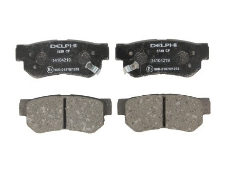 Комплект гальмівних колодок з 4 шт. дисків Delphi LP1539 (фото 1)