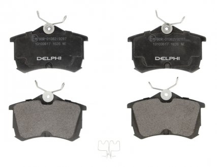 Комплект гальмівних колодок з 4 шт. дисків Delphi LP1626 (фото 1)