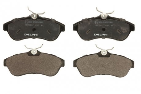 CITROEN Тормозные колодки передние C2,3 02- Delphi LP1715