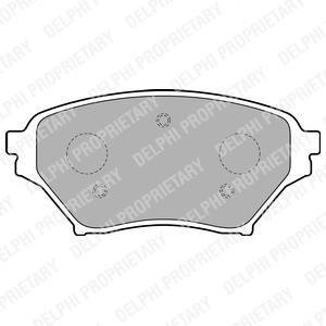 Тормозные колодки, дискові Delphi LP1761 (фото 1)
