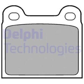 Тормозные колодки Delphi LP18