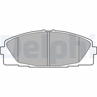 Тормозные колодки Delphi LP2473
