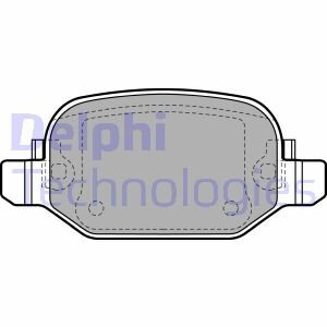 FIAT Тормозные колодки задн.500L 12- Delphi LP2475